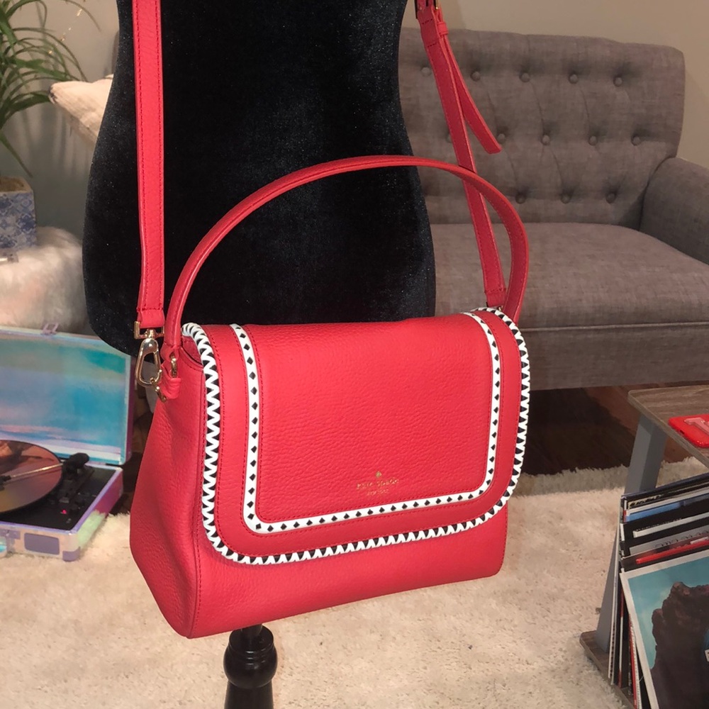 USED Kate Spade Satchel bag- red